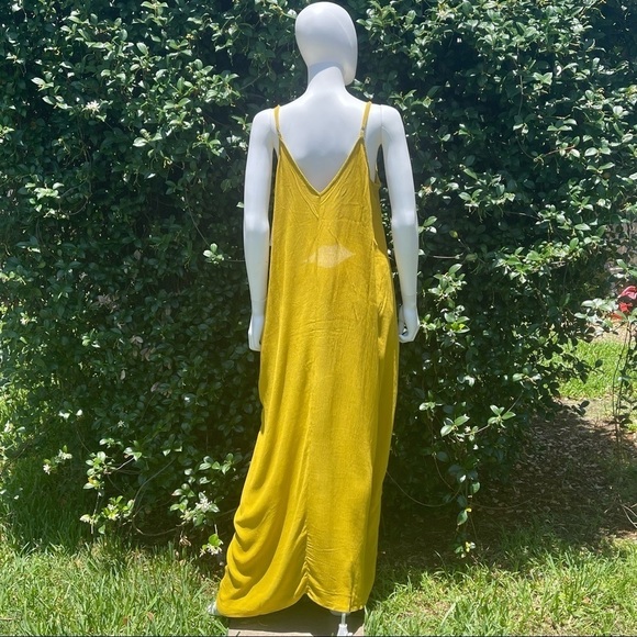 💋NWT Love Stitch Boho Flowing Gauze Maxi Slip Dress - Picture 4 of 8